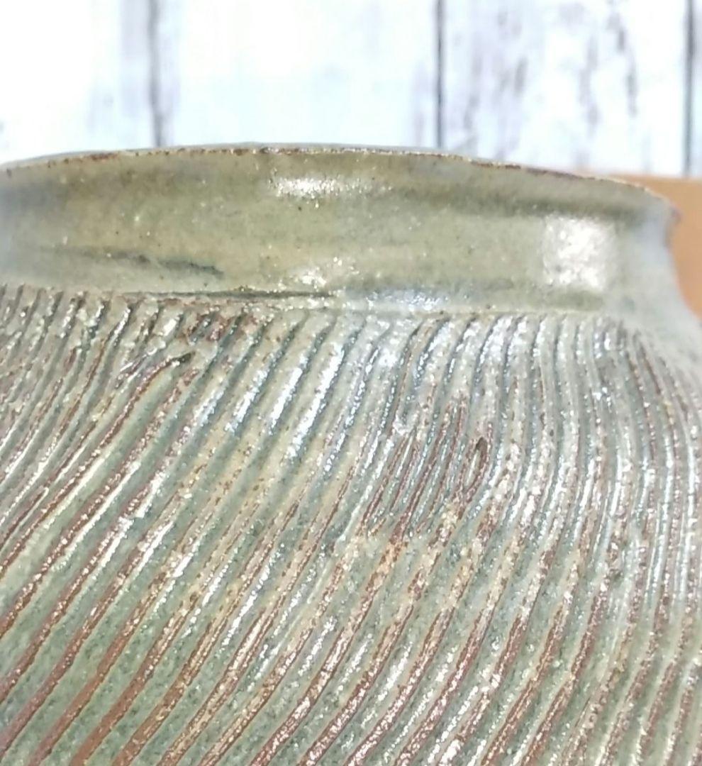 ☆ 瀬戸窯　蒼動 加藤釥　壺　有名作家 　花びん 花瓶 花器