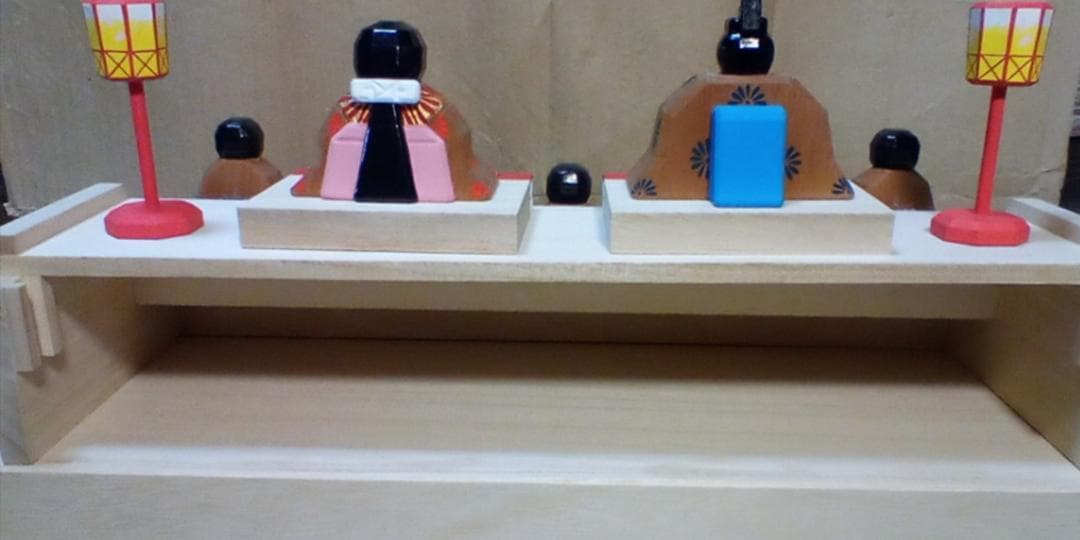 段雛(新品)　奈良一刀彫　特価(今年最終)