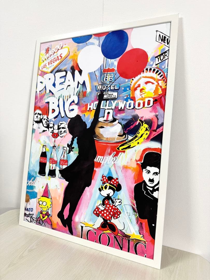 やぴ！フレーム付きキャンバスアート