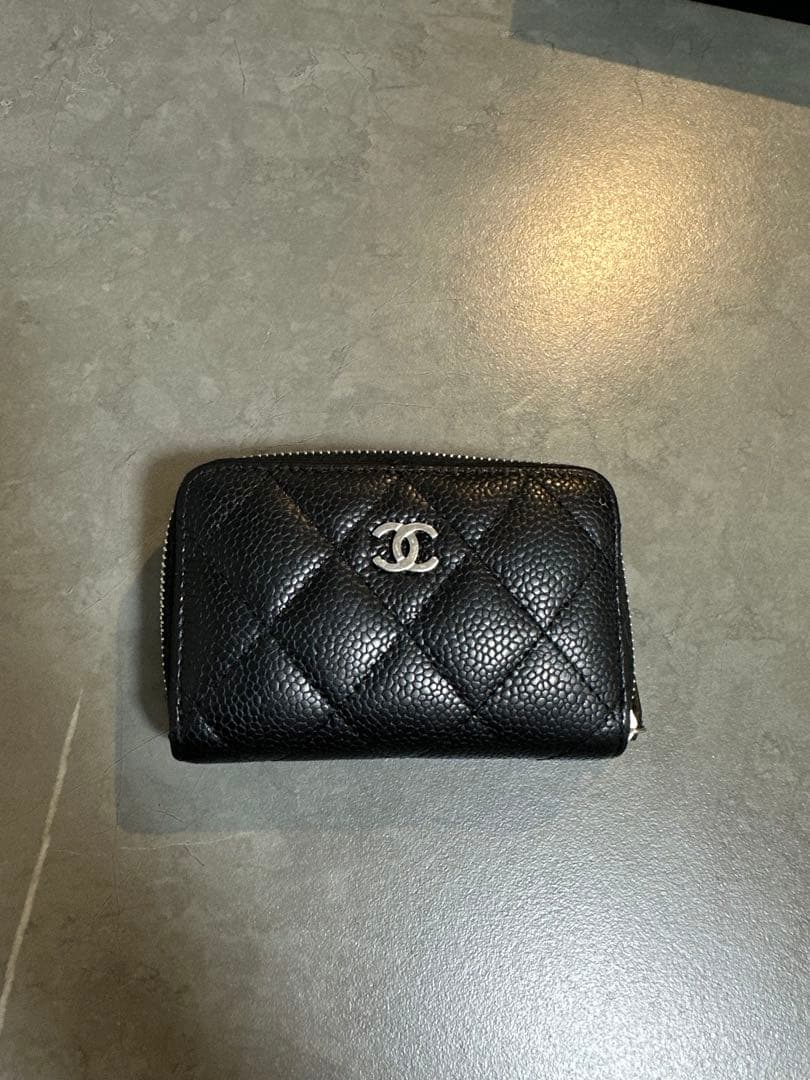 CHANEL クラシック ジップ ケース ブラック