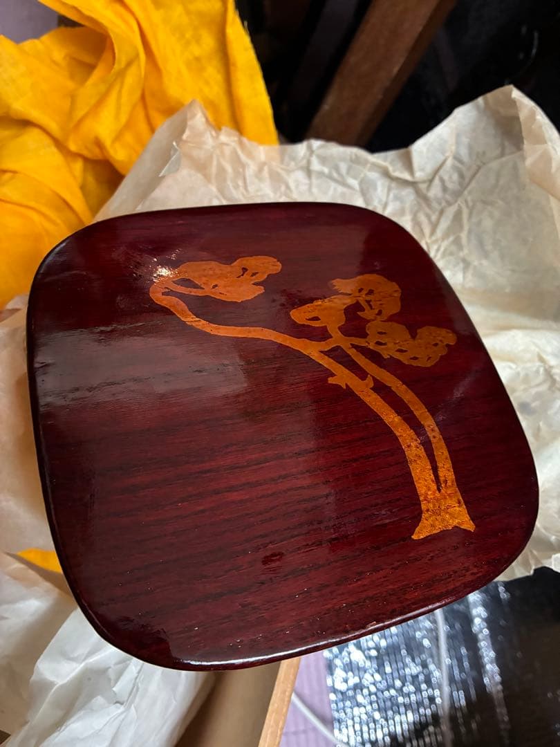 青磁 天龍寺青磁枡形向付 5客 宮永東山 共箱 荒川豊蔵の