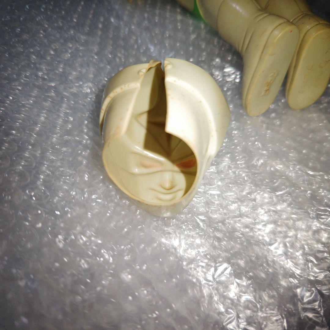 ブルマァク　ミラーマン　ジャイアント　面取れ　ソフビ　38cm　現状品