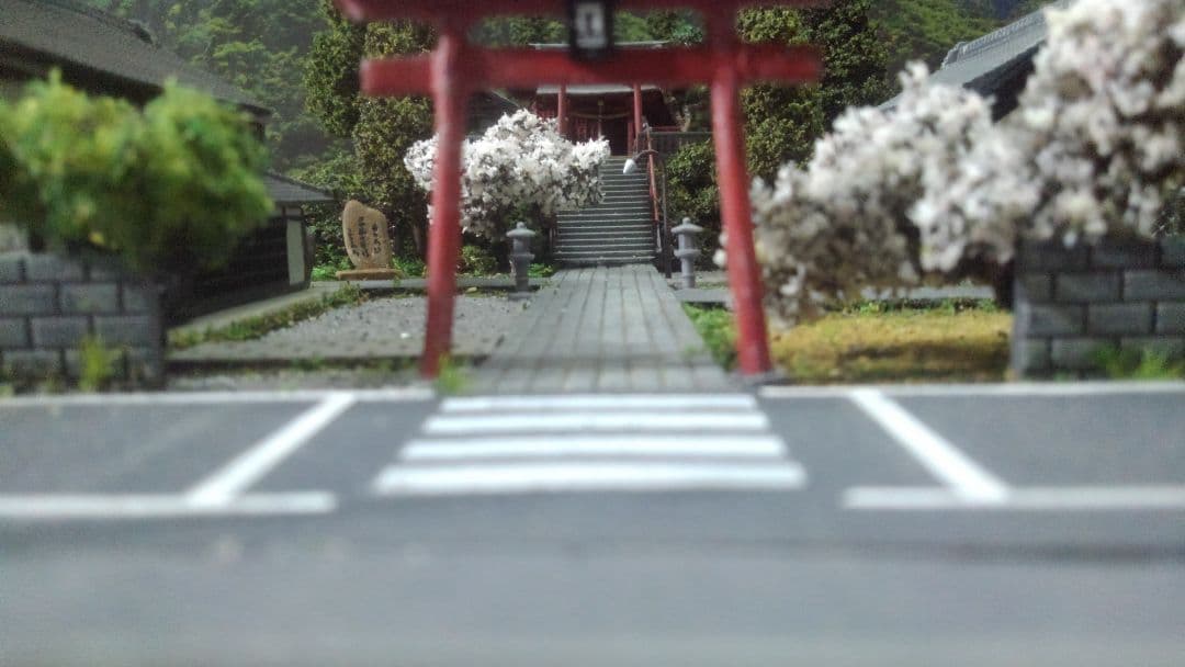 お寺✨お城✨神社ジオラマ‼️鉄道模型、サイズ✨ハイグレード仕上げ