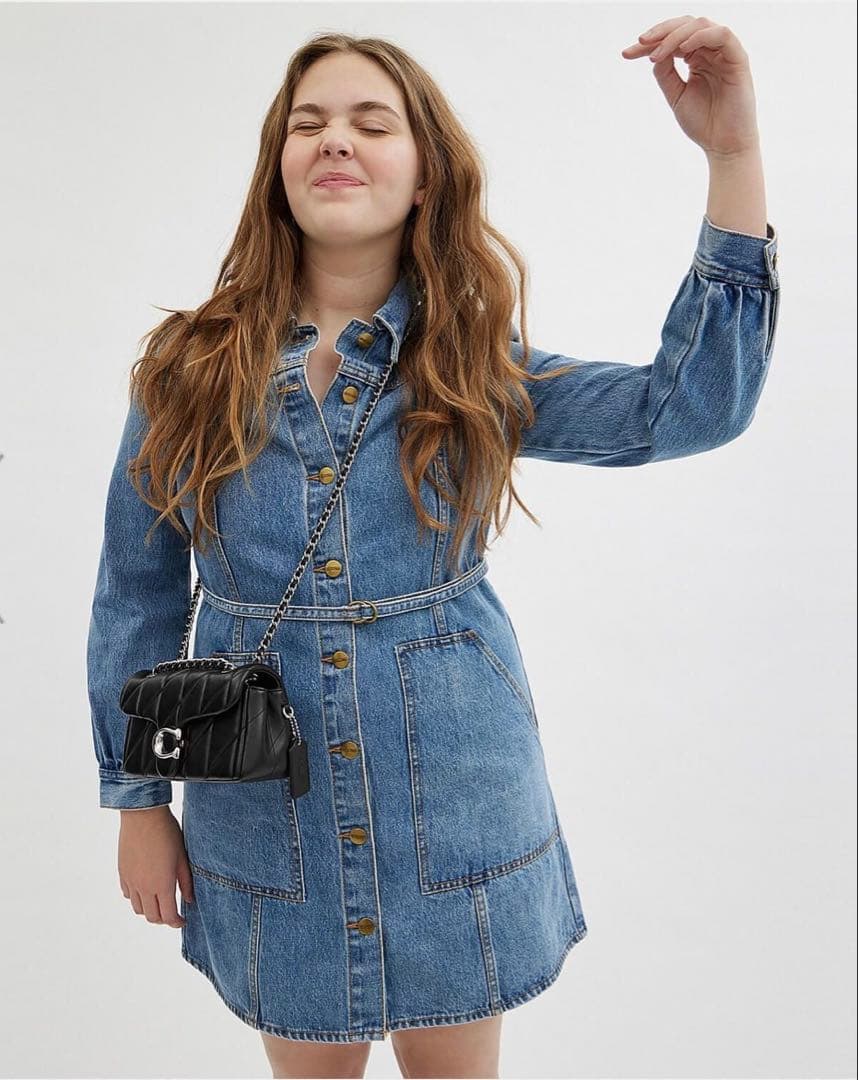 【新品】COACH タビー ショルダー バッグ 20・キルティング　シルバー