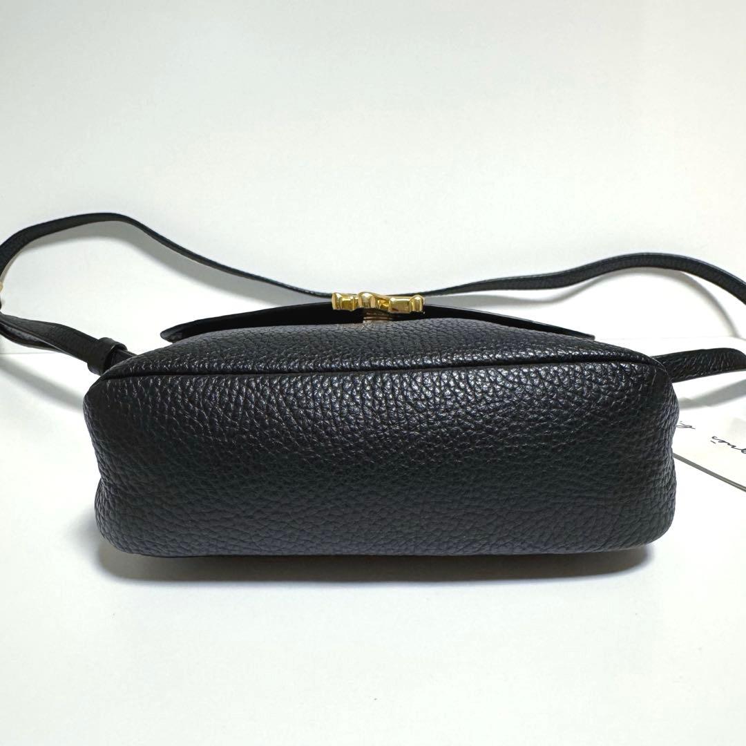 agnes b. アニエスベー ショルダーバッグ ブラック ミニ レディース