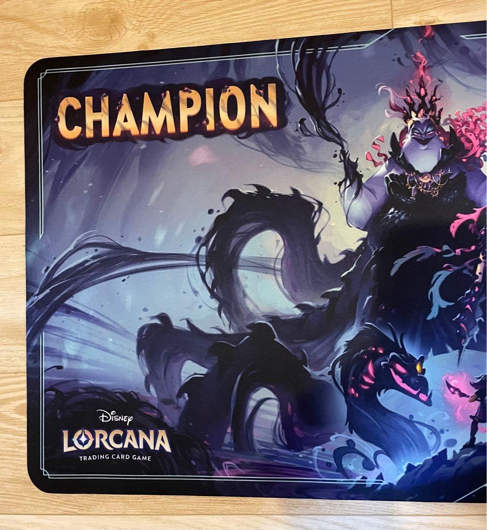 超希少 ロルカナ アースラ チャンピオン プレイマット ディズニー