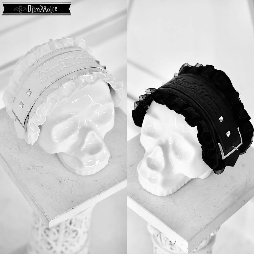 送料無料 新品未使用 dimmoire ディムモアール 刻印ヘッドドレス 黒