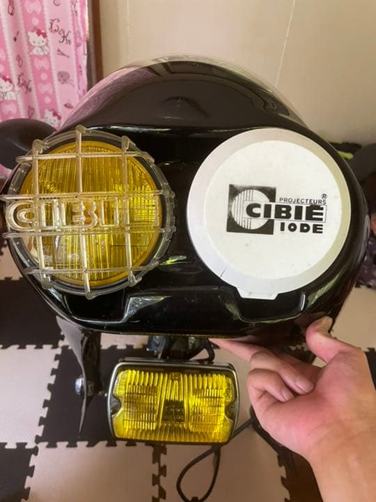 当時物デュアルカウルフォグ用CIBIEクリアーストーン シビエ デュアル