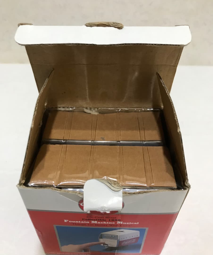 コカコーラ 1958 ファウンテンマシン ミュージカル エネスコ　箱・証明書付