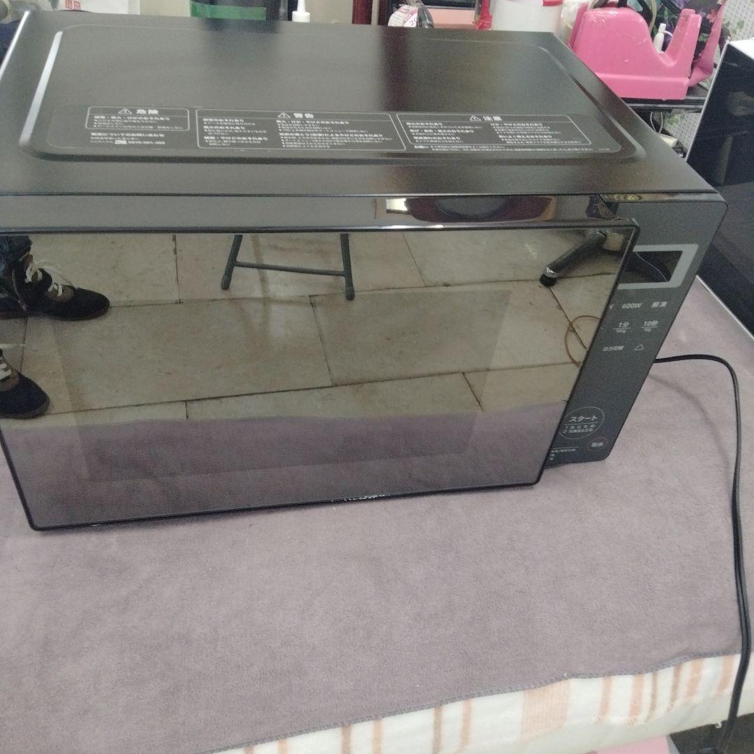 電子レンジ OB-R18F1 2023年製 電子レンジ ・18L・フラット ブラック OB-R18F1K [18L /50/60Hz