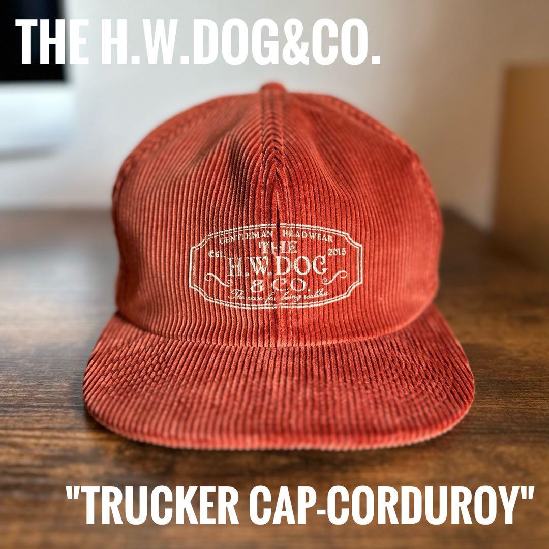 THE H.W.DOG&CO. TRUCKER CAP-C red