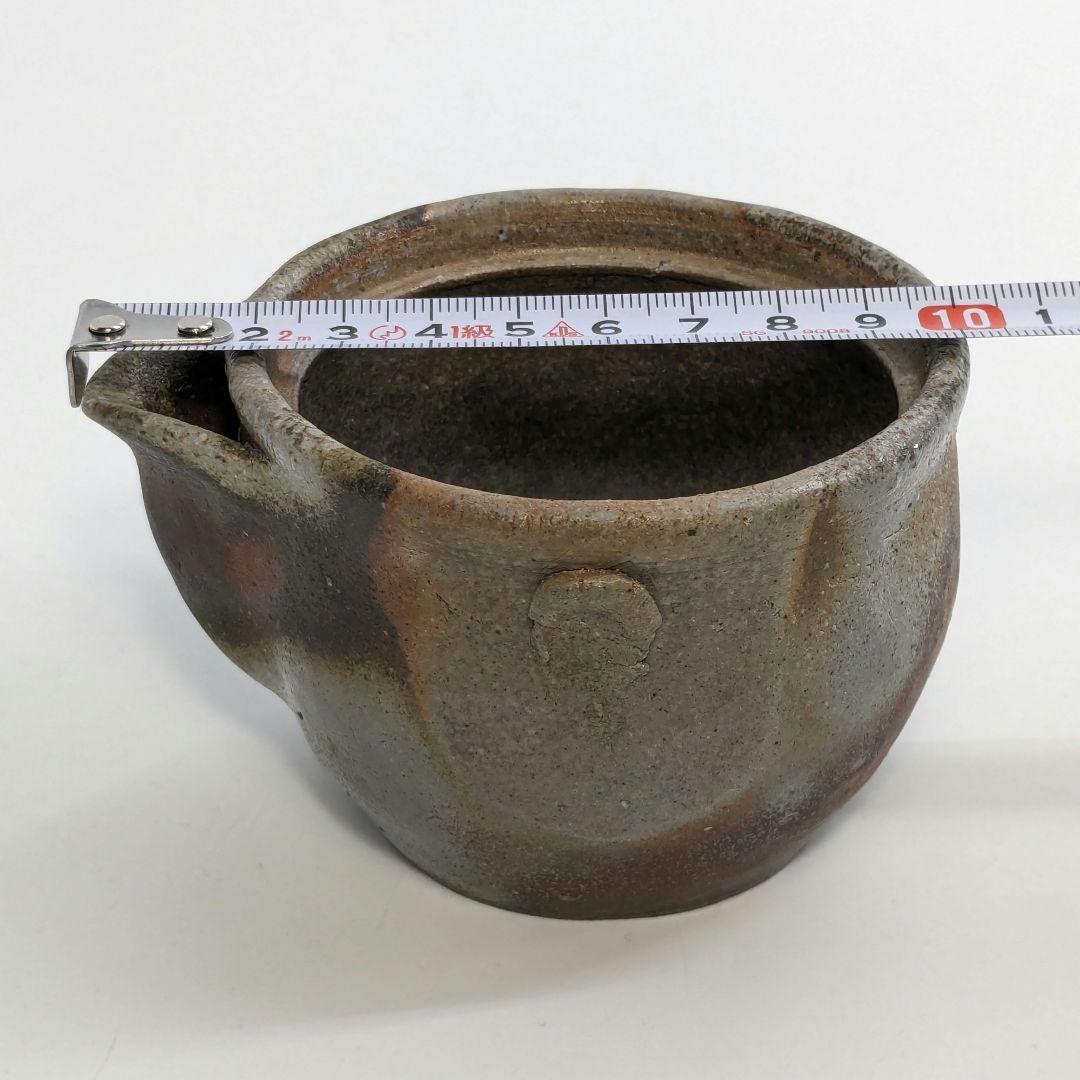 備前焼 宝瓶 桟切 煎茶道具 煎茶器 食器 工芸品 泡瓶 在銘 急須
