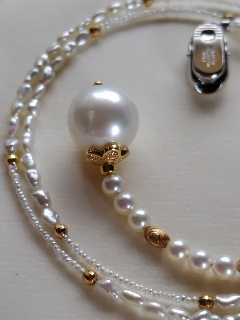 白蝶真珠、アコヤ真珠、ベビーパール、芥子パール、砂ケシパールの、Y