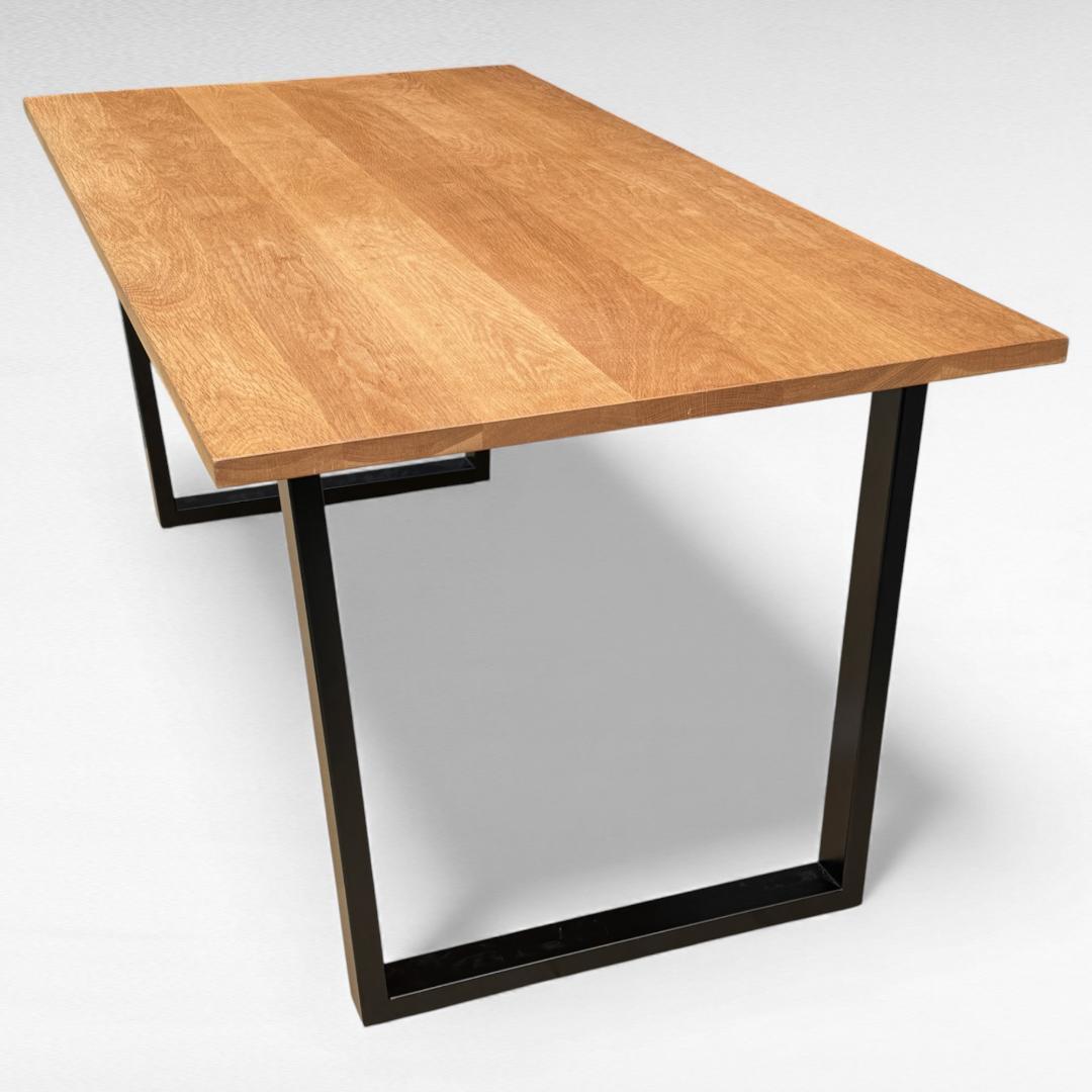 高野木工 グラム ダイニングテーブル160 オーク スチール 大川家具 状態良好