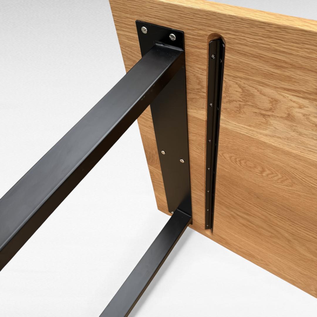 高野木工 グラム ダイニングテーブル160 オーク スチール 大川家具 状態良好