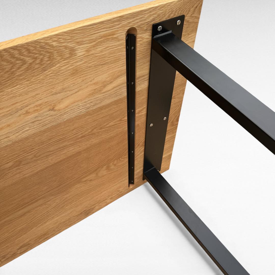 高野木工 グラム ダイニングテーブル160 オーク スチール 大川家具 状態良好