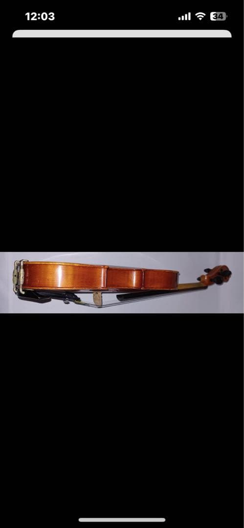 【高級モデル】スズキ製 1/8 バイオリン No.330 1994年製　ケース付