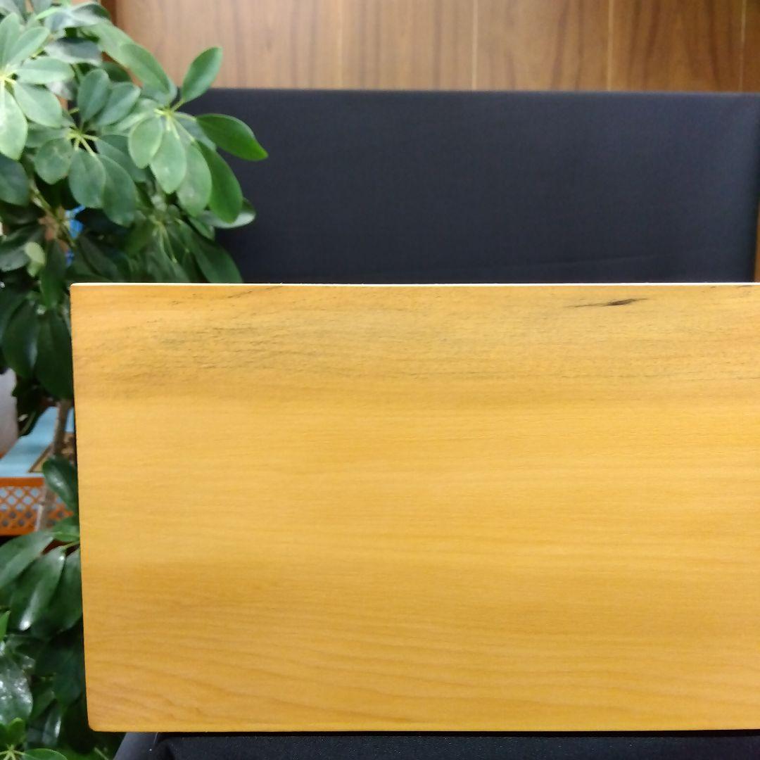 【国産　本榧　4寸碁盤　脚なし　木表】