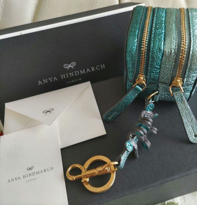 新品未使用アニヤハインドマーチ　ケース　ミニバッグ　チャーム　キーホルダー