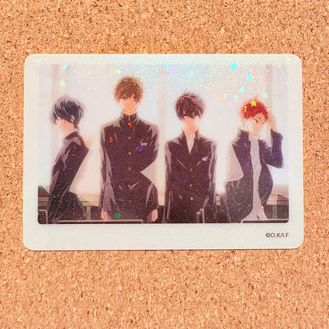 Free! ミニフォトカード ホロ 七瀬遙 橘真琴 桐嶋郁弥 椎名旭 ハイスピ