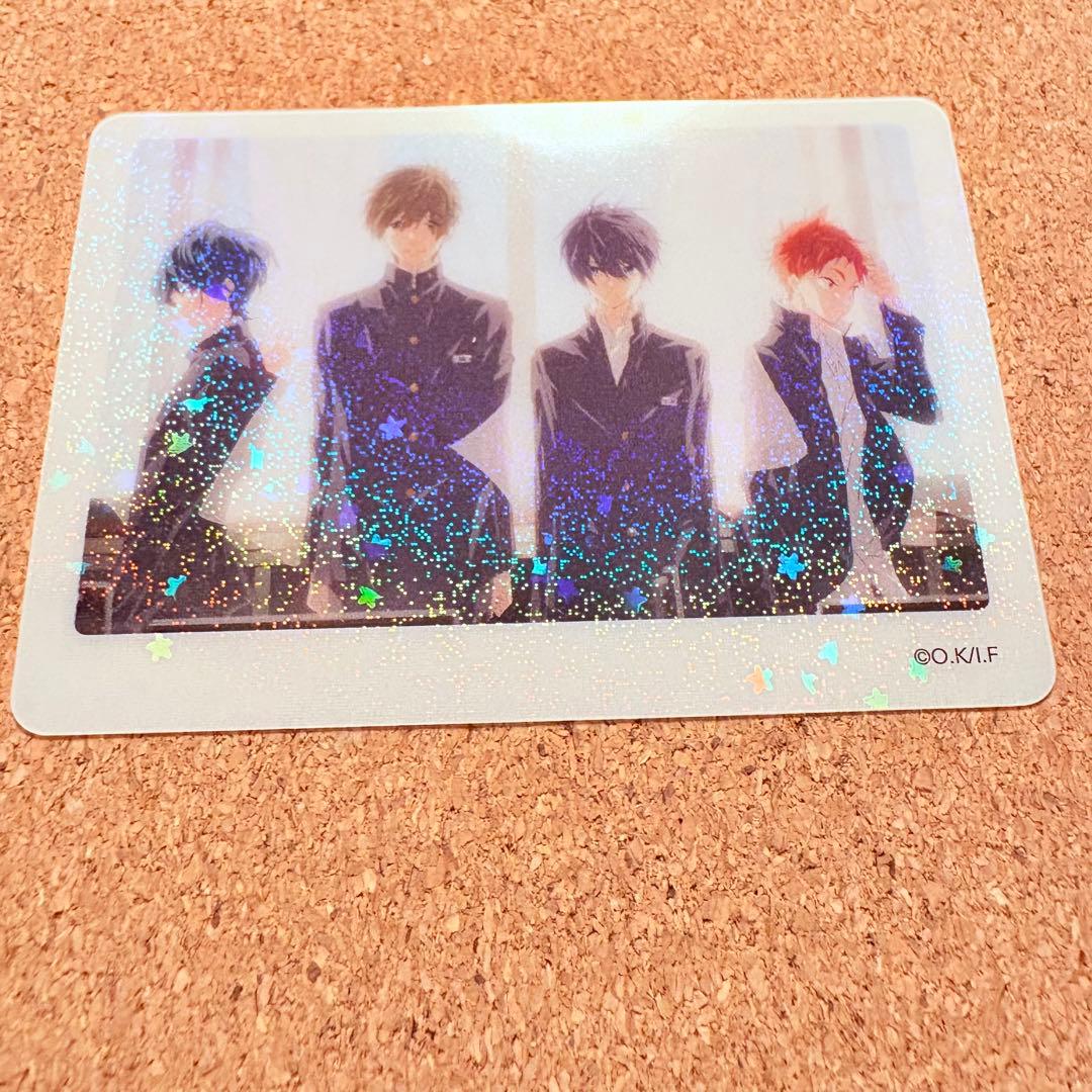 Free! ミニフォトカード ホロ 七瀬遙 橘真琴 桐嶋郁弥 椎名旭 ハイスピ