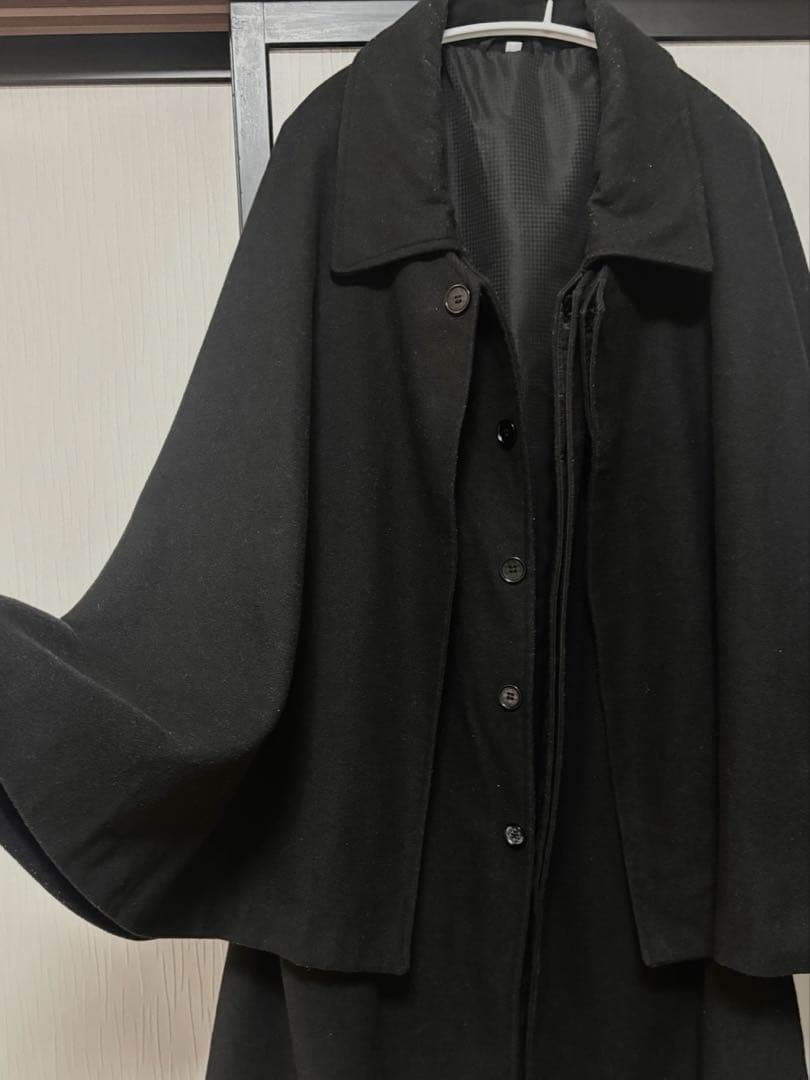 【中古】トンビコート(冬用　ウール混)