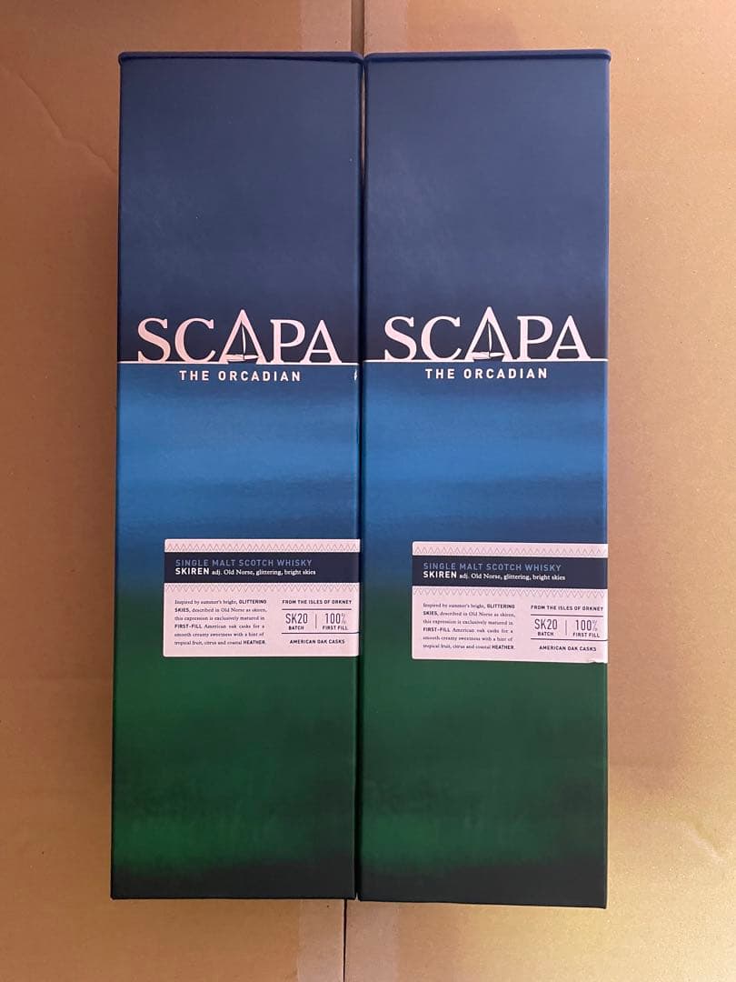 SCAPA シングルモルトウイスキー SKIREN 2本 Amazon.co.jp: Scapa 【ギフト プレゼント に】シングルモルト