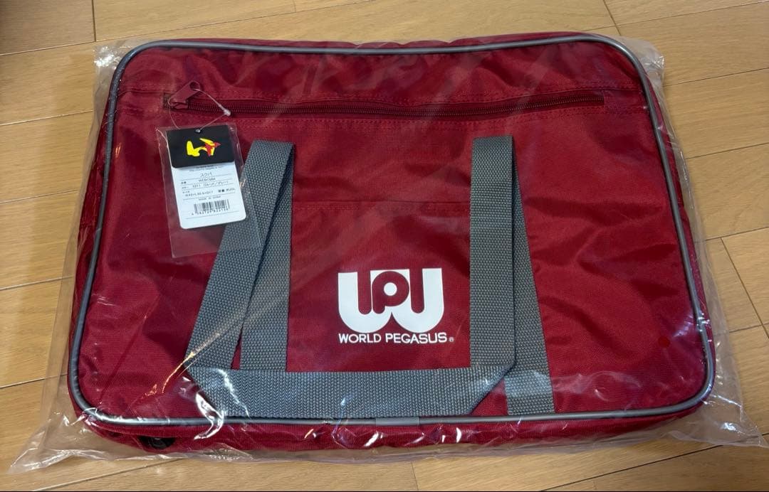 新品 未使用 旧ワッペ スクバ 赤色 レア 女子高生 スクールバッグ 入手困難