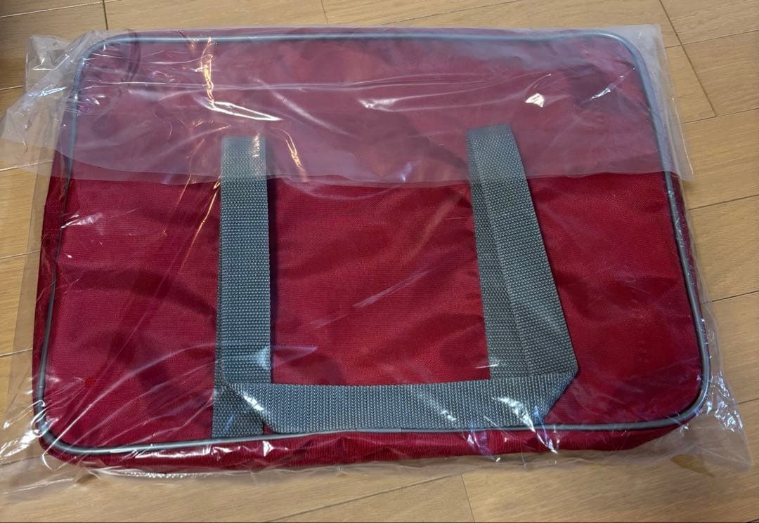 新品 未使用 旧ワッペ スクバ 赤色 レア 女子高生 スクールバッグ 入手困難