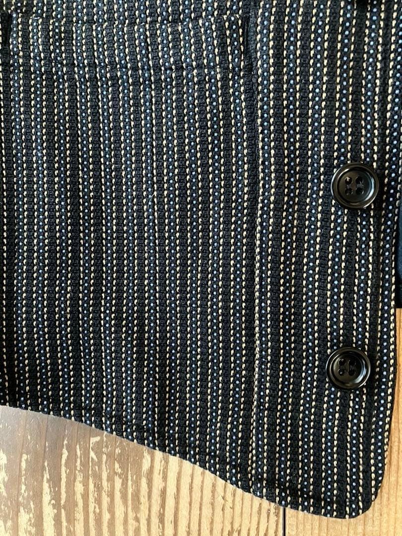 ANATOMICA アナトミカ ベスト ジレ ストライプ柄 XS フランス製