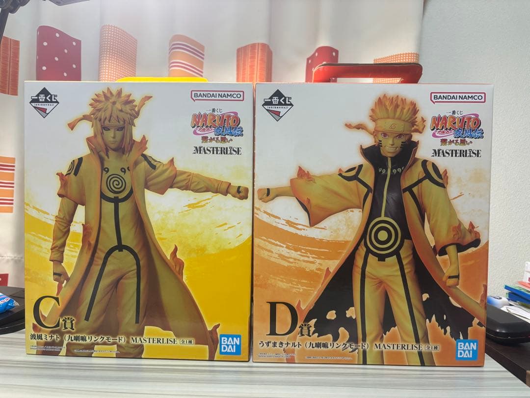 NARUTOナルト 一番くじ フィギュア ナルト ミナト セット 一番くじ