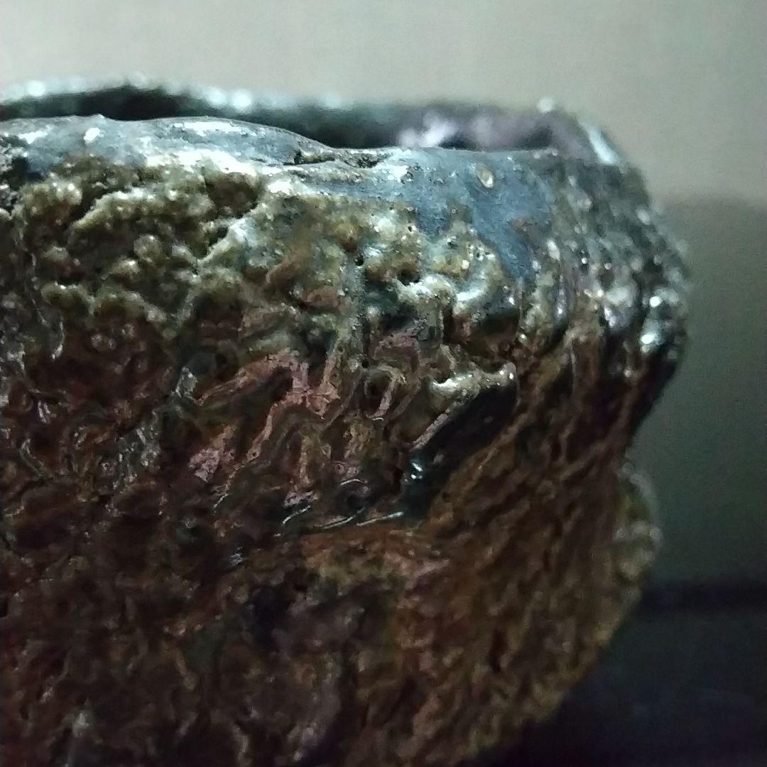 【備前焼 茶碗③】備前土釉薬茶碗／伝統工芸士 森本 桂／送料込み！