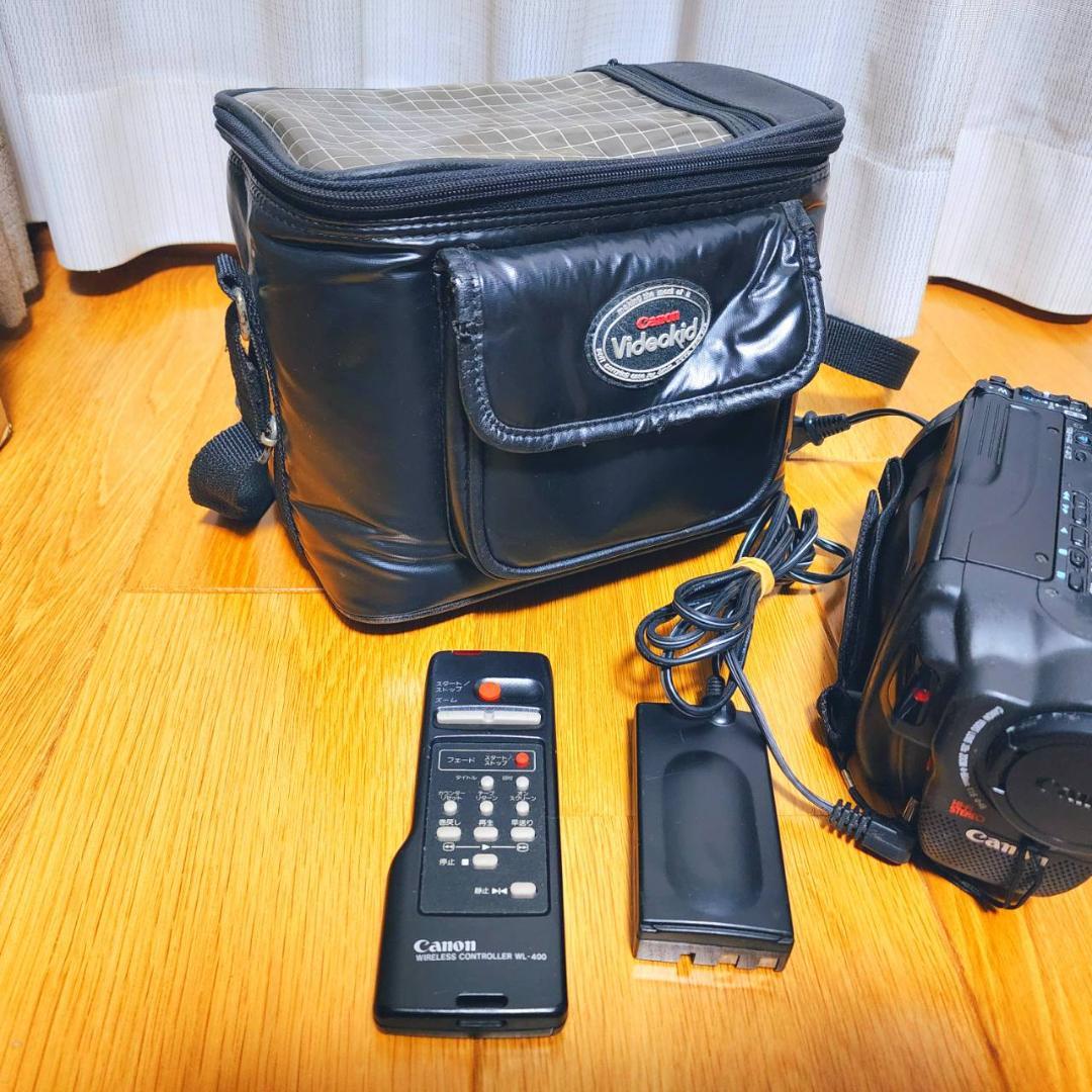 【動作確認済】希少 Canon 高画質 Hi8 ビデオカメラ ACアダプタセット