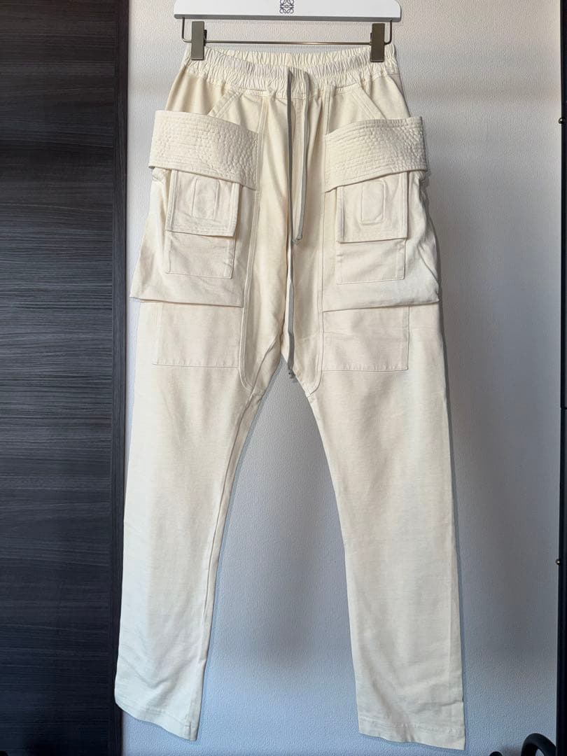 Rick Owens DRKSHDW カーゴパンツ ホワイト XS