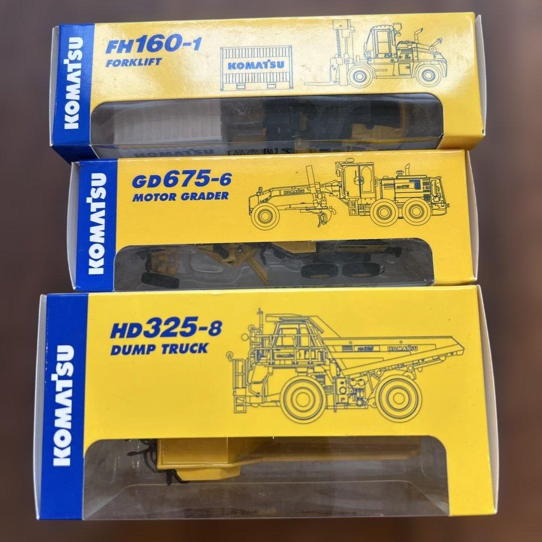 コマツ ミニカーセット 1/87 スケール