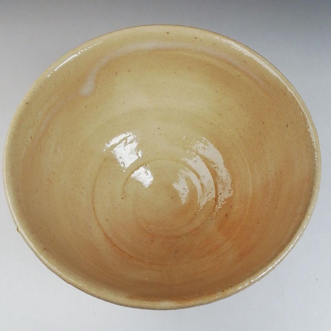 W82 茶碗 『萩焼』『城山窯 金子信彦 造』 共箱 抹茶碗 茶道具