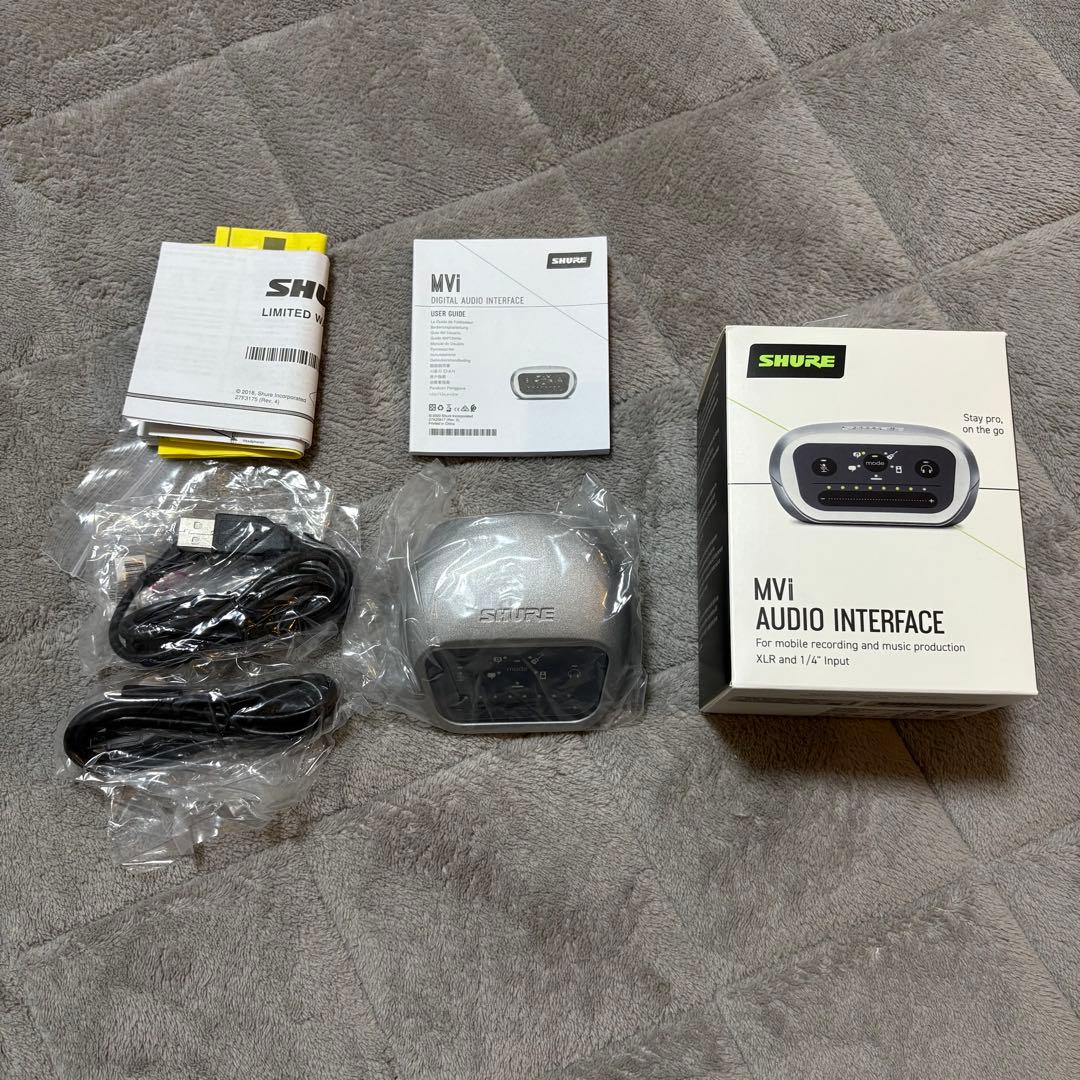 中古/ほぼ未使用】Shure MVi デジタルオーディオインターフェース
