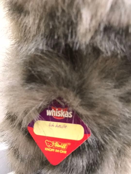 希少！アンティーク猫ちゃん　シュタイフ社　Wiskaskatze