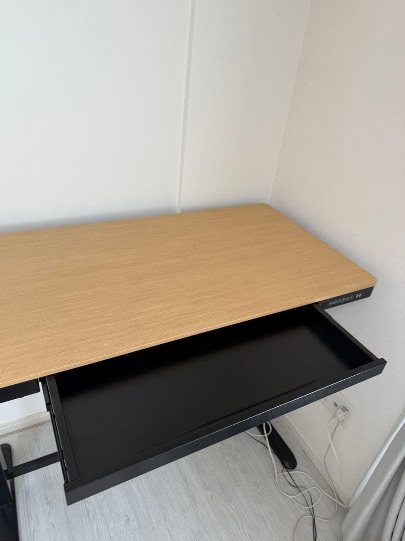 ru_hoさま専用★FlexiSpot昇降式パソコンデスク 引き出し付き