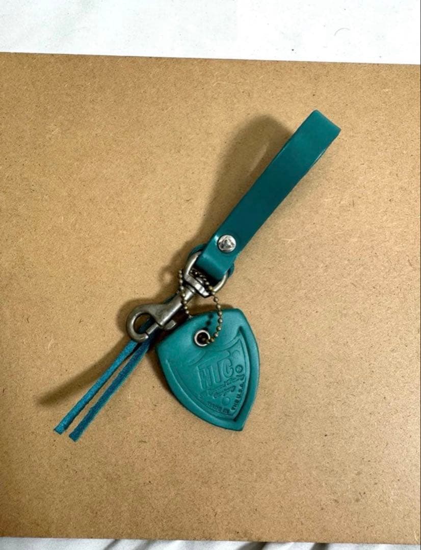 HTC Snap Key Holder red stone ターコイズレザー