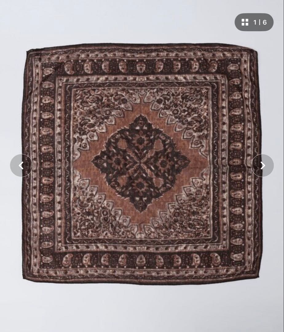 【SHIPS別注】Bleck: ペイズリー バンダナ