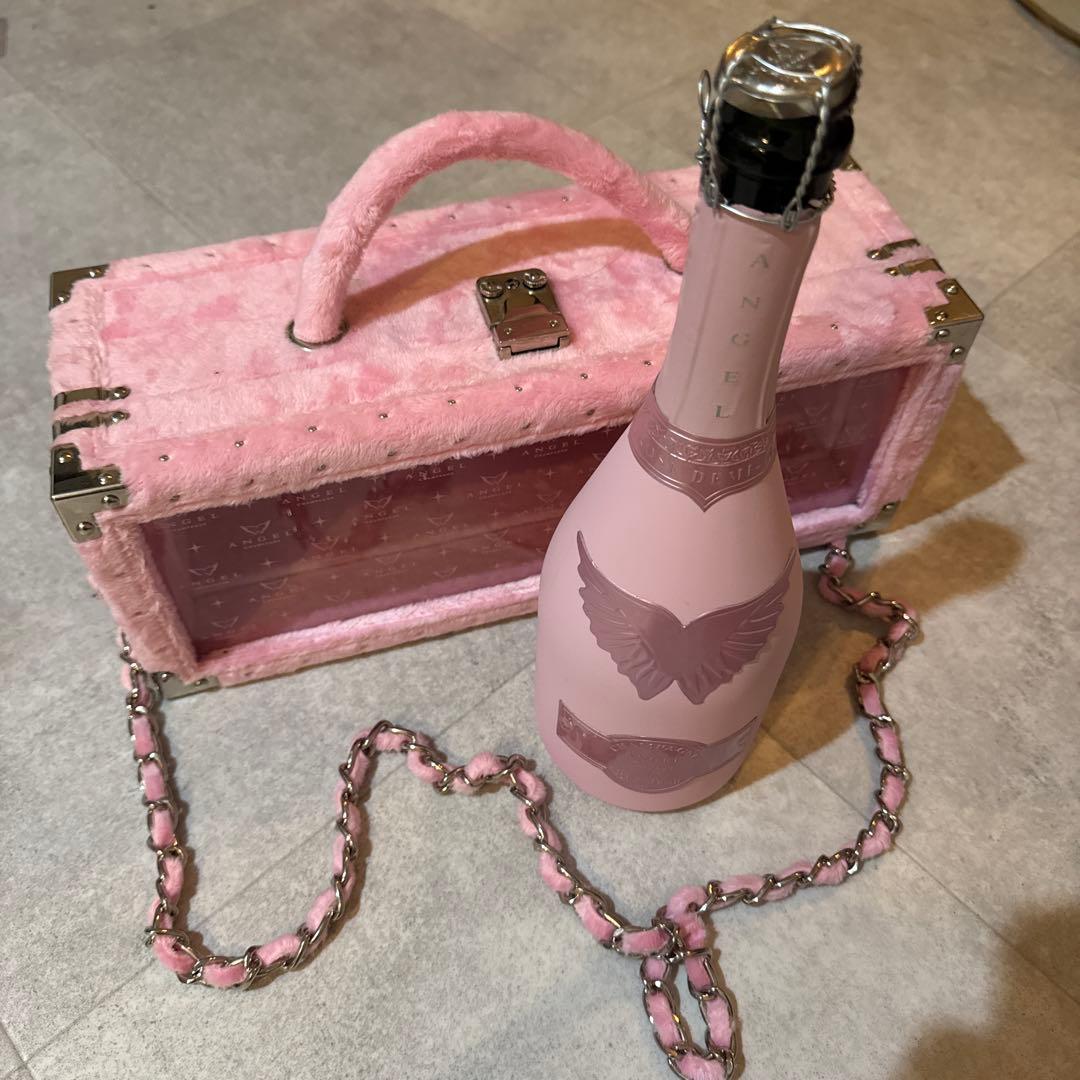 レア✨エンジェルシャンパン ドゥミセック ファータイプ ピンク 空瓶空