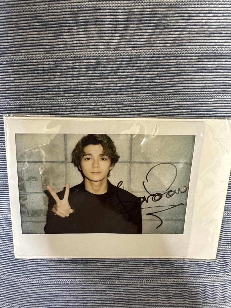 眞栄田郷敦 直筆サイン入りチェキ フォト 非売品 眞栄田郷敦 直筆サイン入りチェキ フォト 非売品 プレゼント】映画