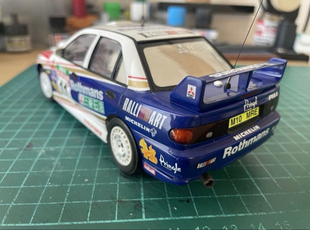 ハセガワ 1/24 完成品 三菱 ランサーエボリューションⅢ WRC