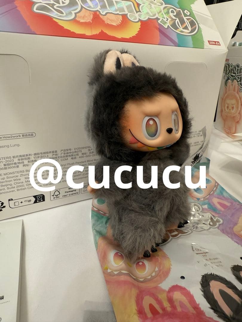 正規 LABUBU ラブブ シークレット ID 本我 マスコット ぬいぐるみ