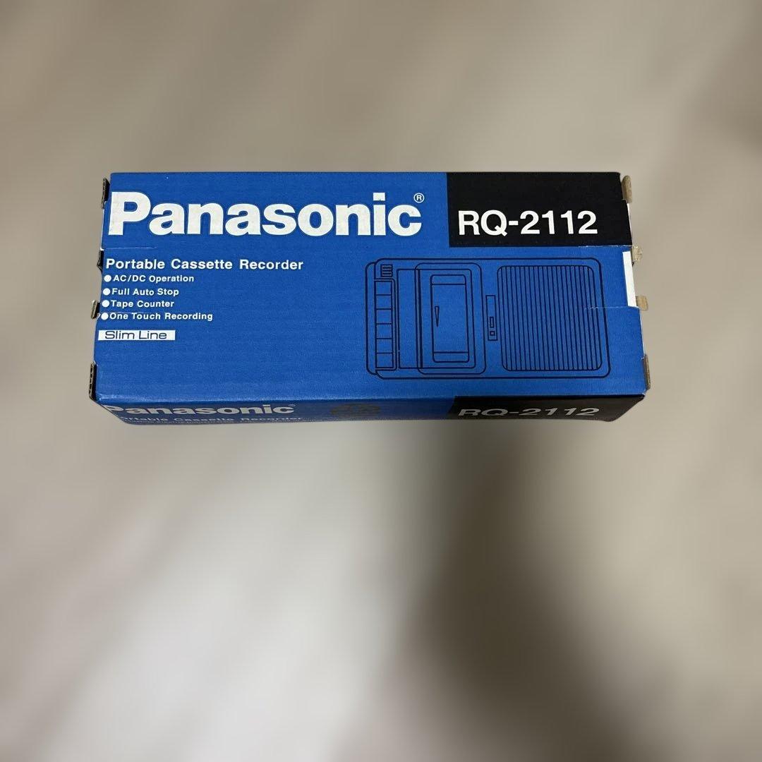 Panasonic RQ-2112 ポータブルカセットレコーダー 新品未使用
