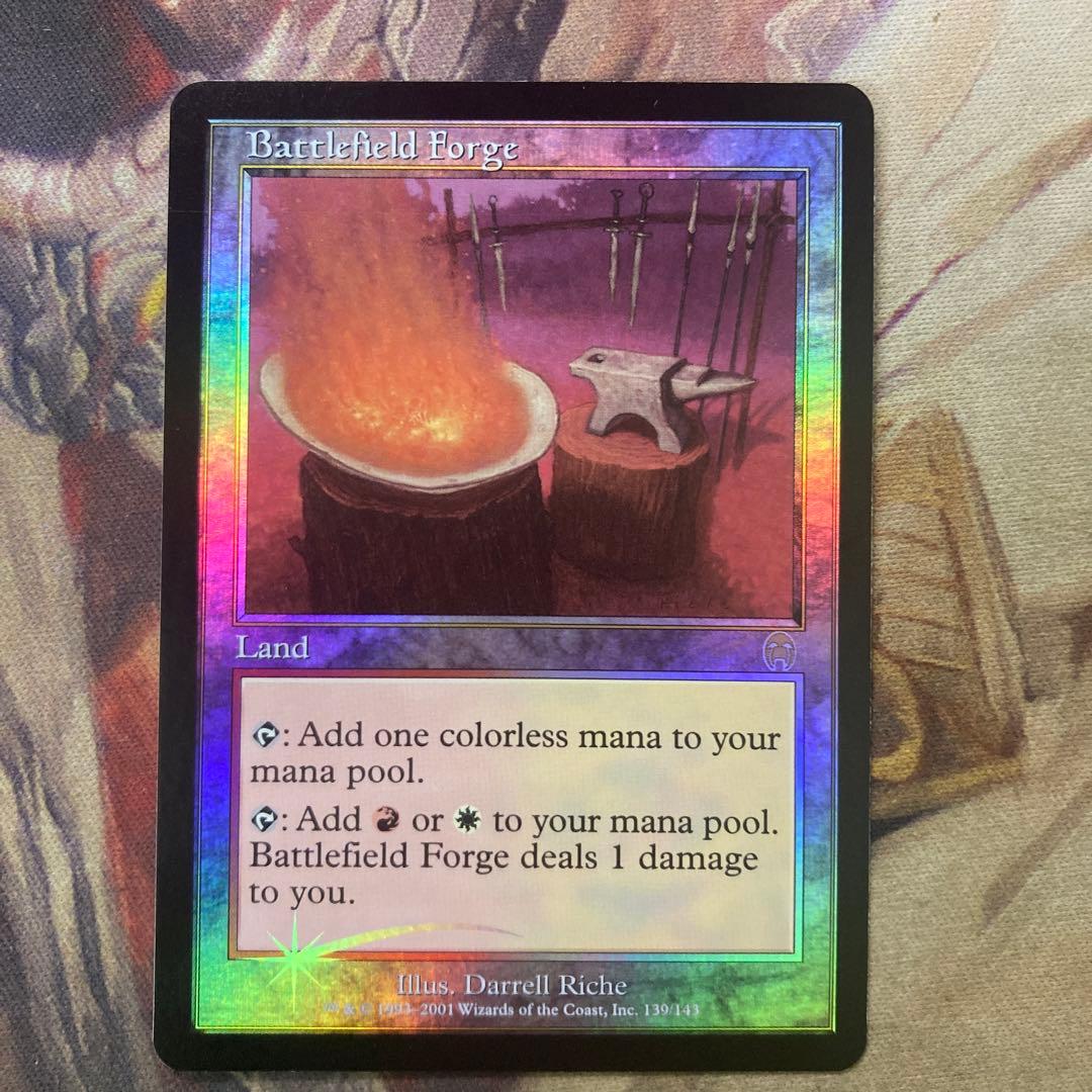 戦場の鍛冶場/Battlefield Forge APC 英語foil MTG 戦場の鍛冶場/Battlefield Forge APC 英語foil EX]戦場の鍛冶場