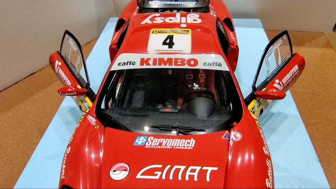 フェラーリ　1/18　F430　ミニカー　マテル