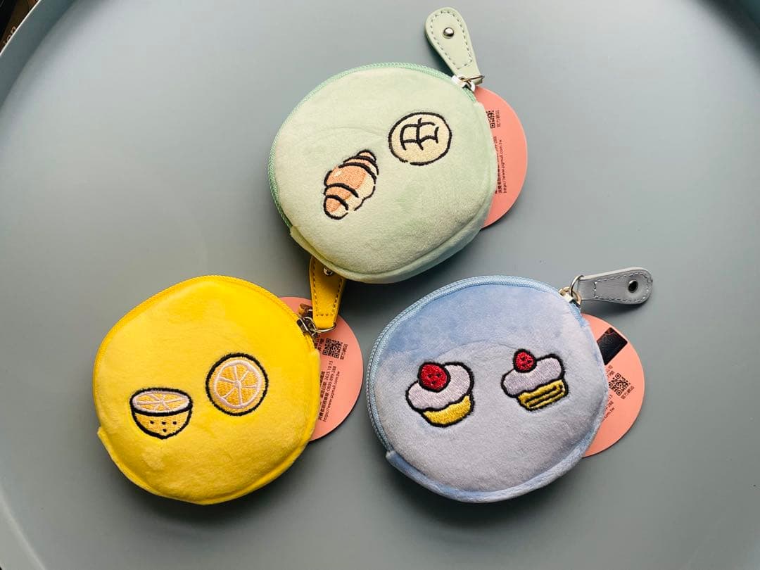 台湾限定 ぽっちゃり ちいかわ ハチワレ うさぎ 刺繍 ポーチ 3点