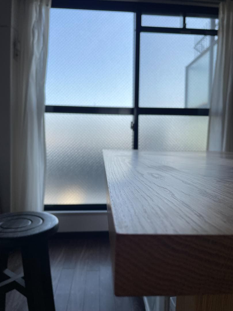 無印良品　節有り オーク無垢材ダイニングテーブル 150